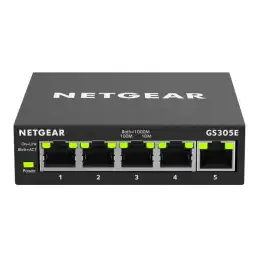 NETGEAR Plus GS305E - Commutateur - intelligent - 5 x 10 - 100 - 1000 (GS305E-100PES)_1